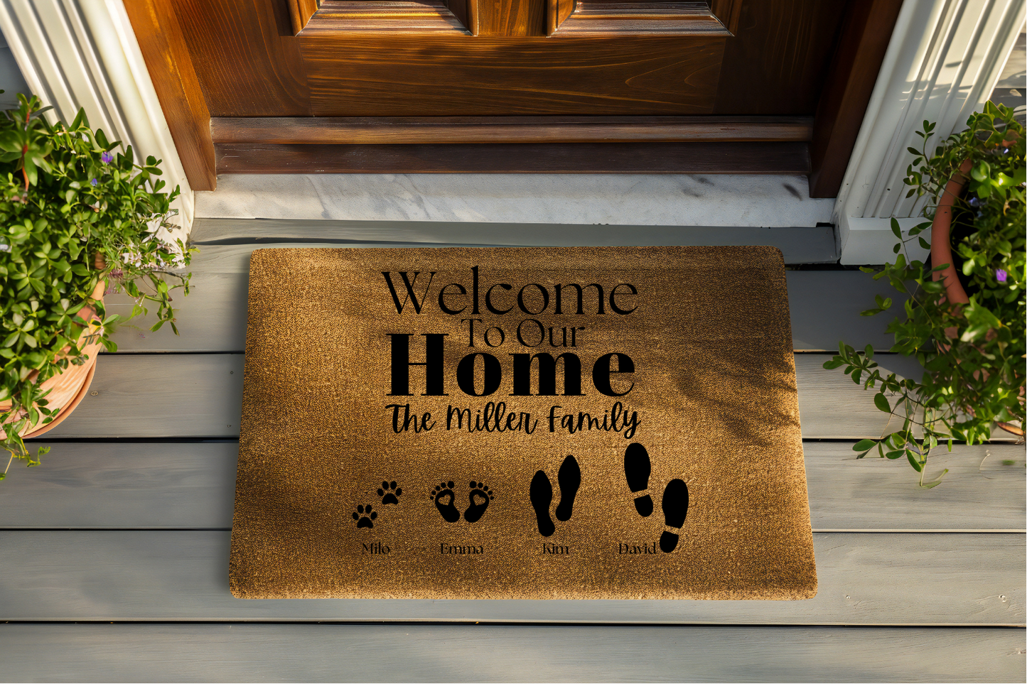 Custom Family Doormat