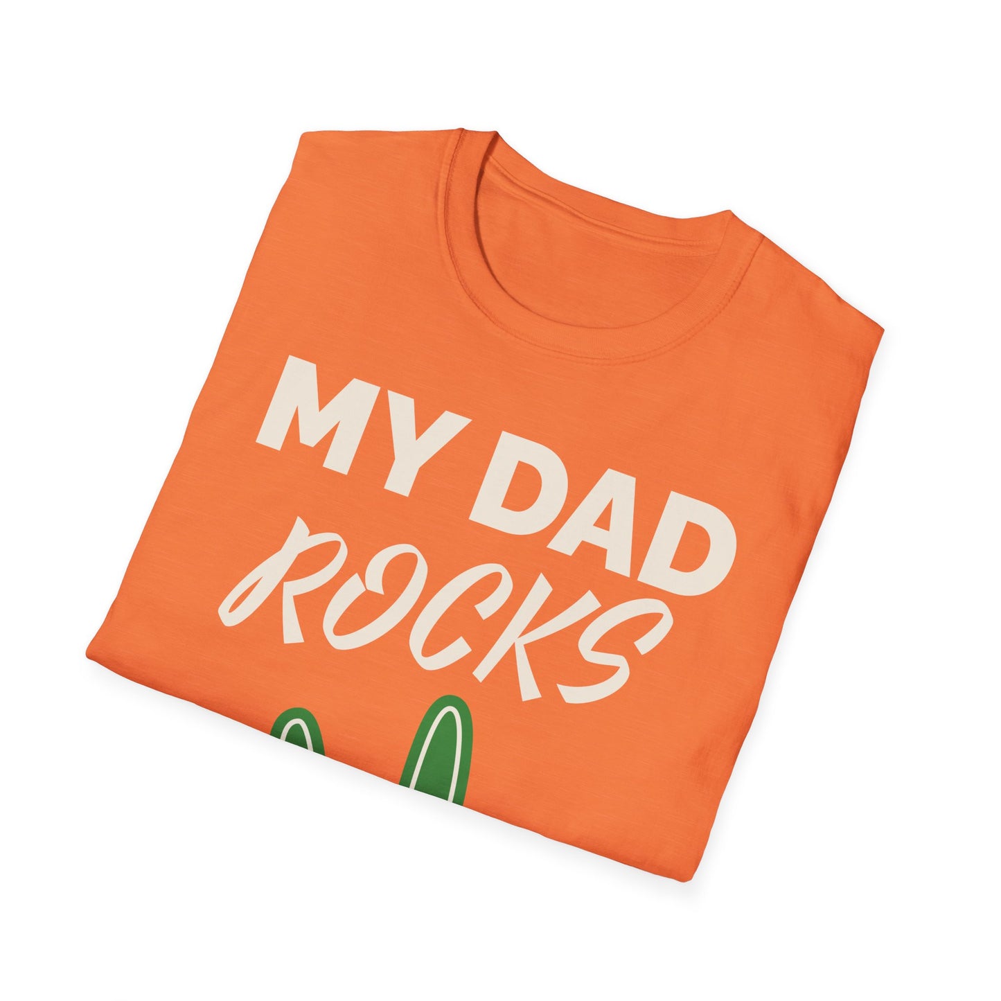 My Dad Rocks Unisex T-Shirt - Perfect Gift for Father's Day