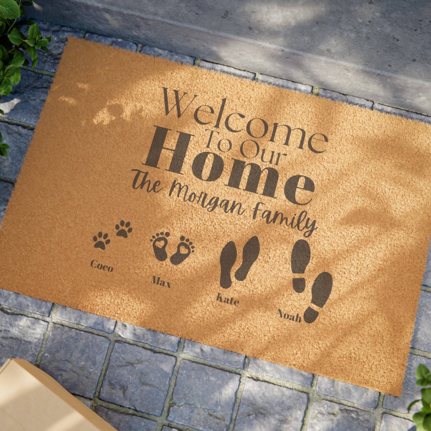 Custom Family Doormat