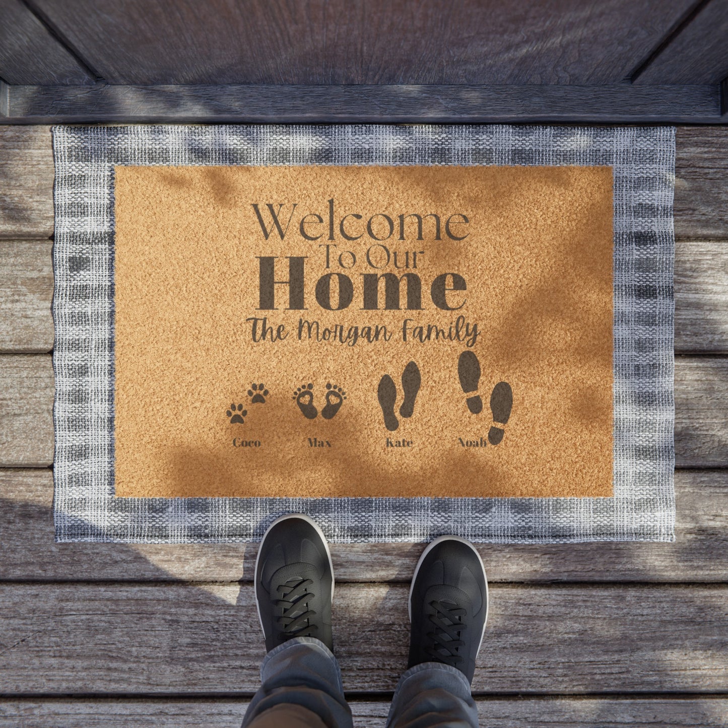 Custom Family Doormat