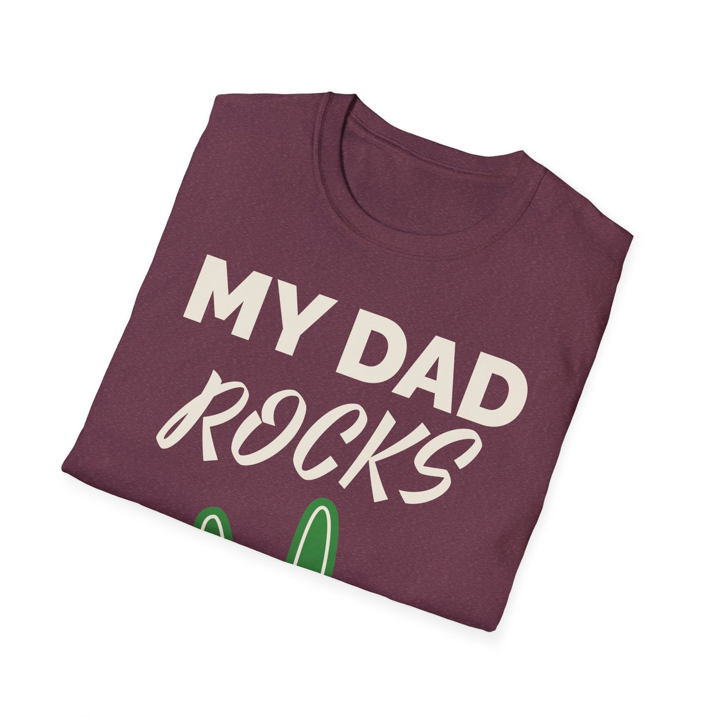 My Dad Rocks Unisex T-Shirt - Perfect Gift for Father's Day