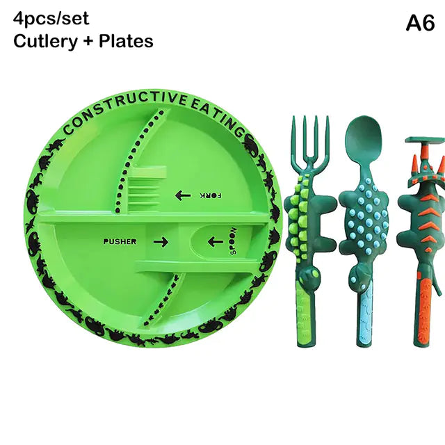 Dinosaur Combo Cutlery Set for Kids and Toddlers