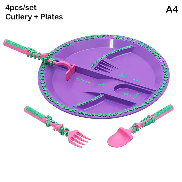 Dinosaur Combo Cutlery Set for Kids and Toddlers