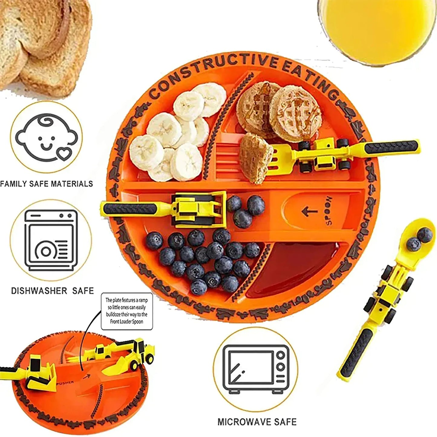 Dinosaur Combo Cutlery Set for Kids and Toddlers