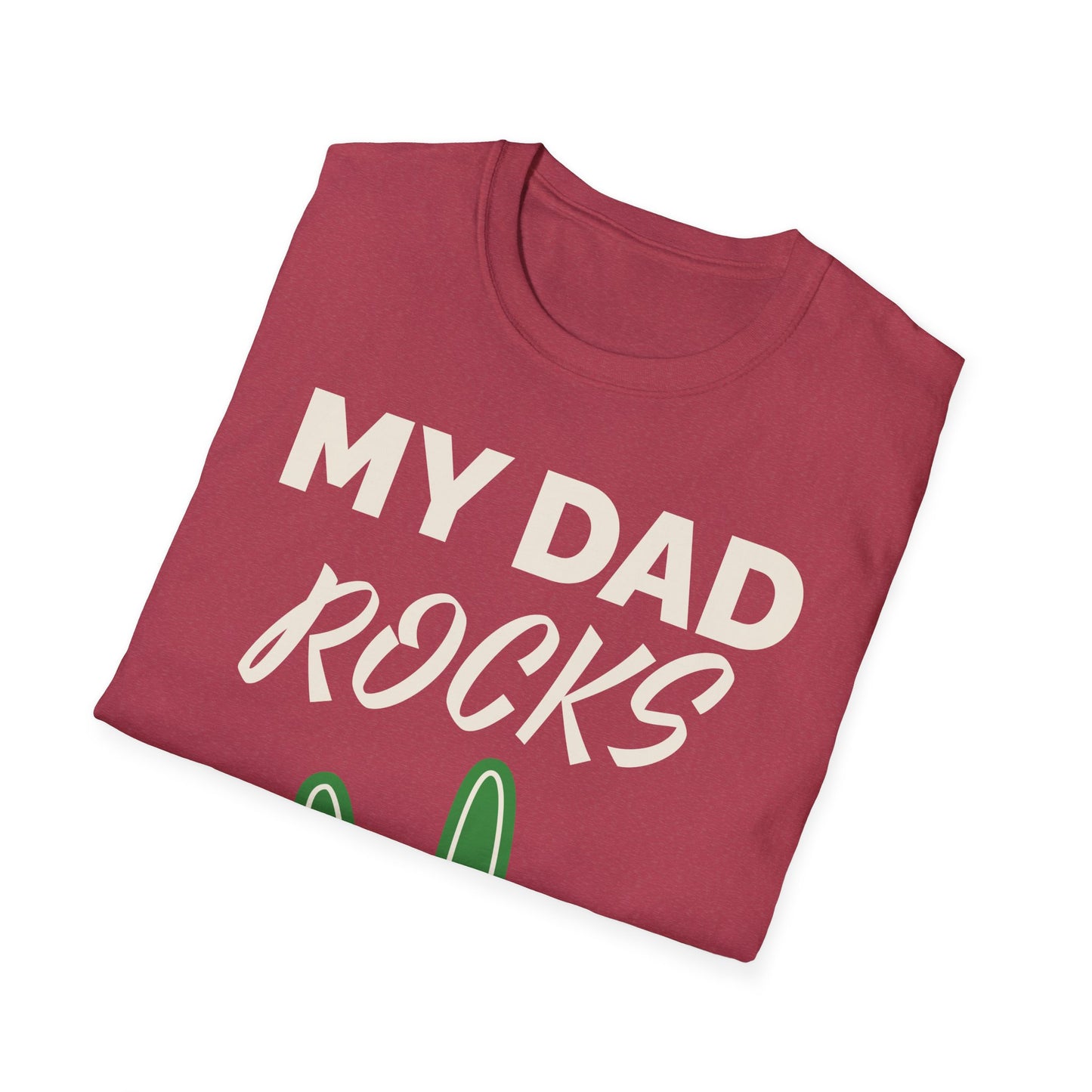 My Dad Rocks Unisex T-Shirt - Perfect Gift for Father's Day